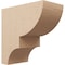 Ekena Millwork 10"W x 20"D x 20"H Classic Ridgewood Rough Cedar Woodgrain TimberThane Corbel, Primed Tan CORUR10X20X20RIDRCPR - alternate 1